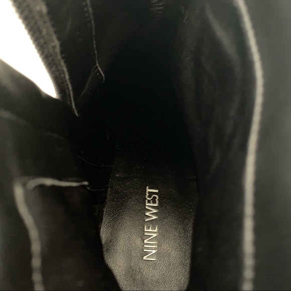 Nine West Primeo - Black Leather Ankle Boots with Heel - Size 8.5M - Picture 14 of 14